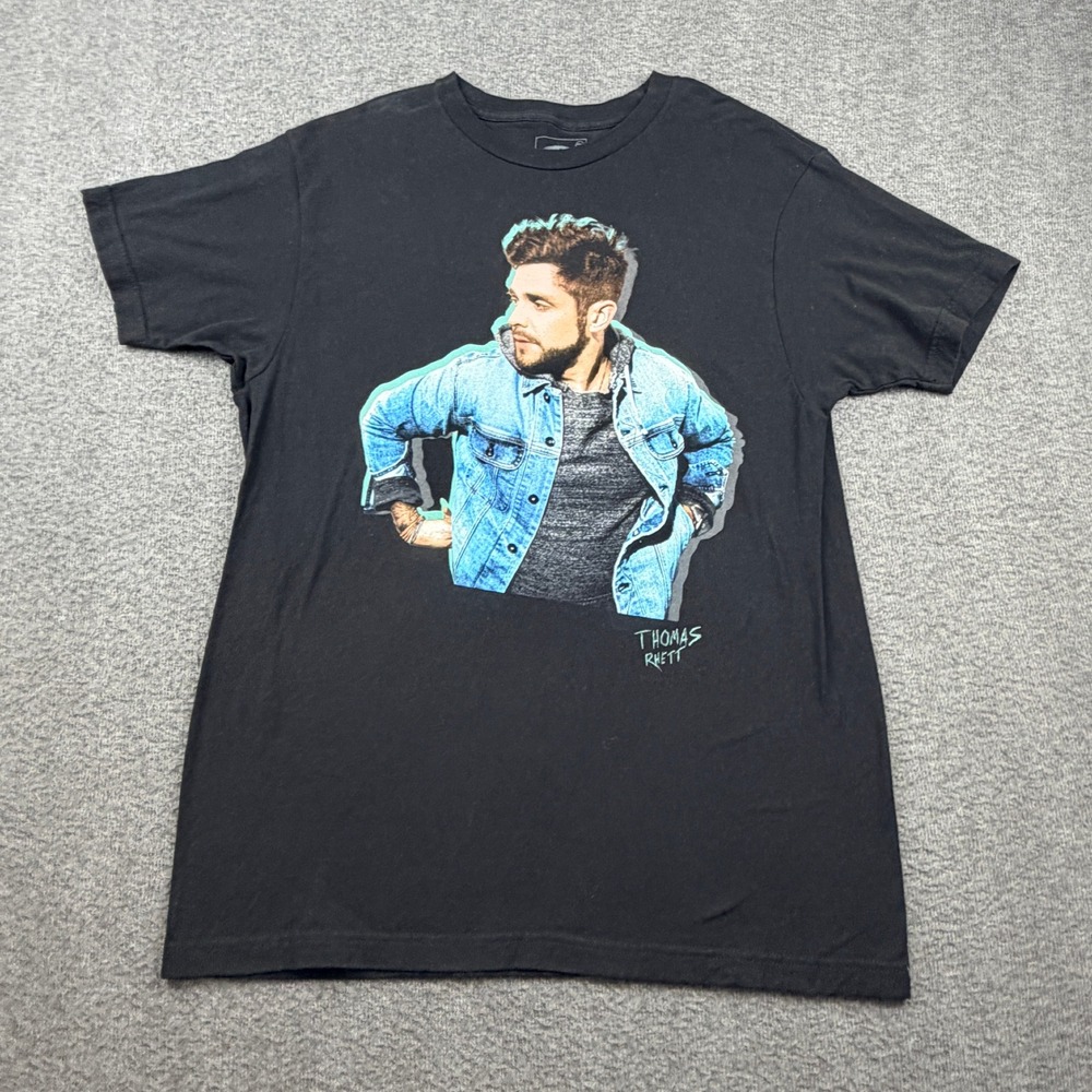 Thomas Rhett Home Team Tour Men's L Large 2017‎ Concert T-Shirt Black